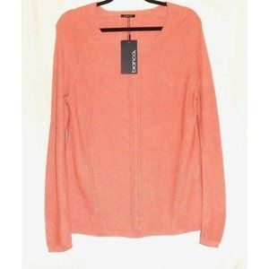 Women's Bianca Germany Peach  Long Sleeve Soft Sweater - Size 38 (US Size 8) -